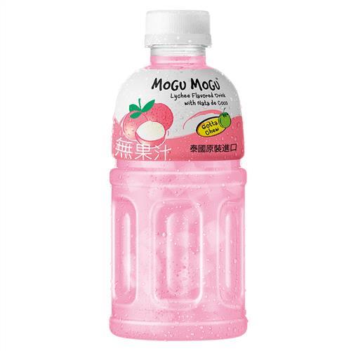 【Mogu Mogu】摩咕摩咕 椰果飲料-荔枝口味(320ml X24罐/組)