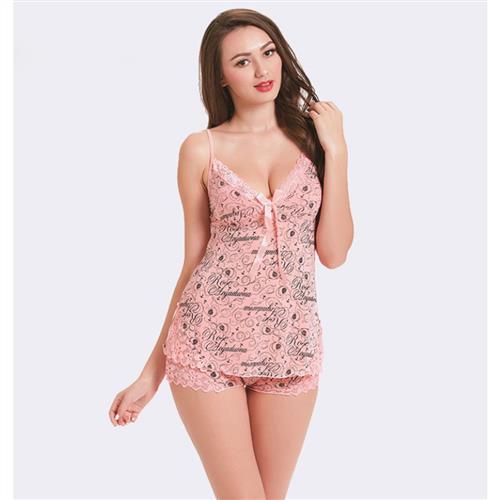 Secret Lover 甜美小碎花性感冰絲衣褲套組系列 SG855L7