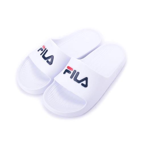 FILA 一體成型套式拖鞋 白 4S355Q-113 女鞋 鞋全家福