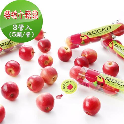 愛蜜果~ROCKIT紐西蘭樂淇櫻桃蘋果 3管入 (5顆/管)