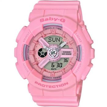 BABY-G Pink Color Series 粉嫩氣息運動錶 BA-110-4A1 粉紅