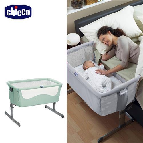 chicco-Next 2 Me多功能移動舒適床邊床-薄荷綠
