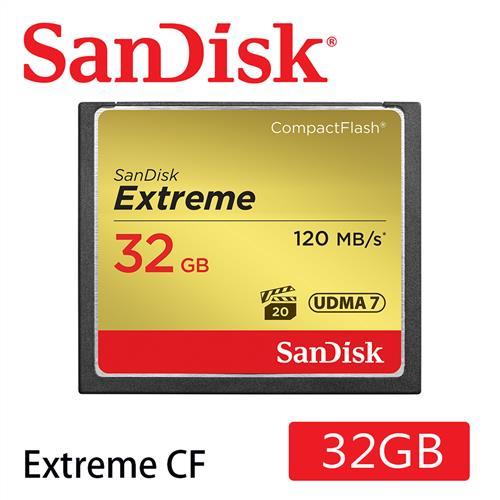 SanDisk Extreme CF 記憶卡 32GB [公司貨]