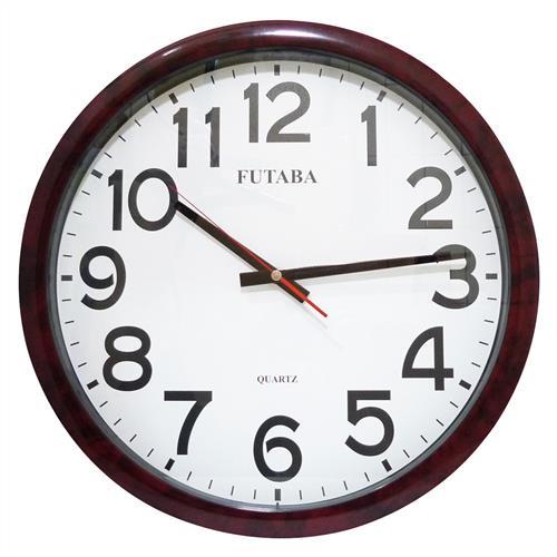 FUTABA-高級超靜音紅大理石大掛鐘 355