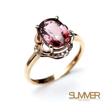 SUMMER寶石 天然碧璽18K金戒指 2.3ct(KG-53)