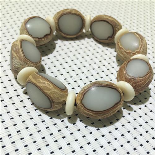 【八方開運】天然原皮三面菩提根佛珠手鍊手串(16mm/20mm)