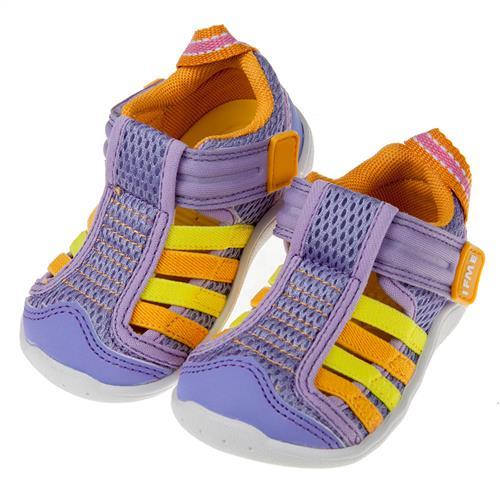 《布布童鞋》日本IFME淺紫色寶寶機能水涼鞋(13~14.5公分)P8D477F