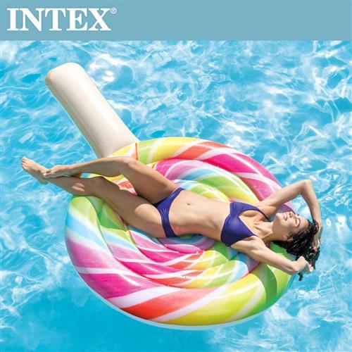 【INTEX】棒棒糖女孩浮排(208*135cm) (58753)