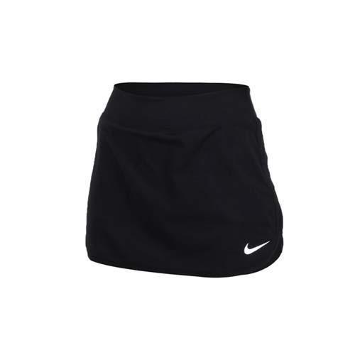 NIKE 女針織裙-高爾夫 網球 羽球 運動短裙 內裡安全褲
