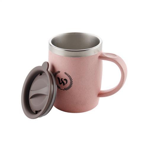 【PUSH!】辦公室保溫咖啡杯冷泡茶杯沖泡杯帶蓋420ML  E102