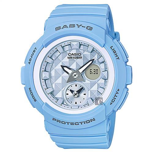 CASIO 卡西歐 Baby-G 愛旅行雙顯錶-藍 BGA-190BE-2ADR /  BGA-190BE-2A