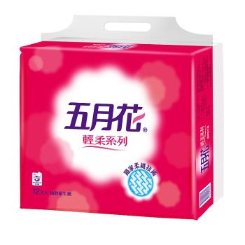 五月花 輕柔抽取式衛生紙(110抽x12包x6袋)