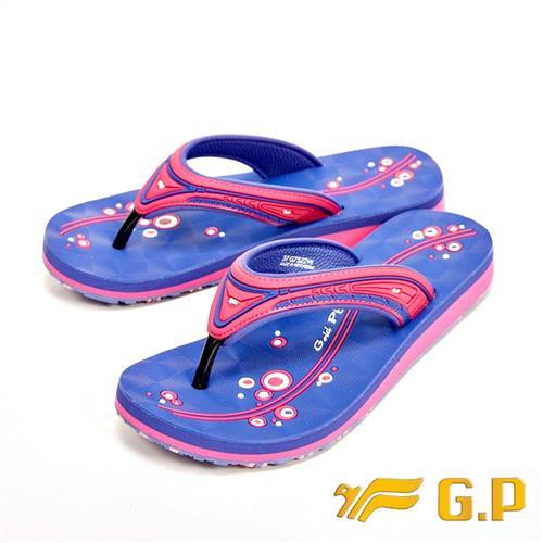G.P休閒柔軟舒適夾腳拖鞋 女鞋-兩色(藍紫、灰桃)