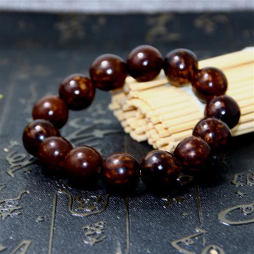 【八方開運】虎班菩提子佛珠手鍊手串(15mm左右)