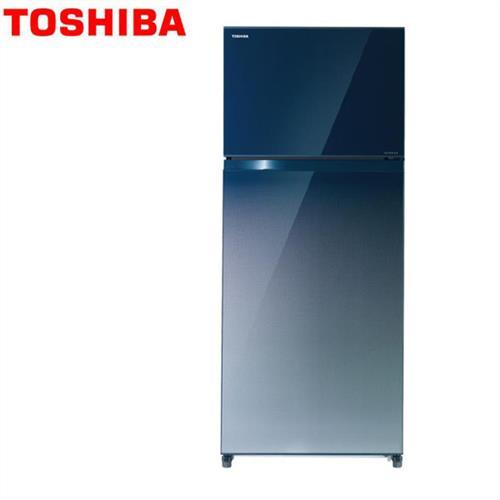 TOSHIBA東芝 505公升變頻無邊框玻璃系列冰箱GR-HG55TDZ(GG)漸層藍