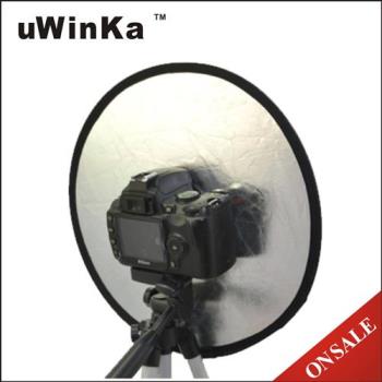 uWinka 2-in-1二合一反光板打光板 RE-R30G( 鏡頭穿孔式 ;金色反光板/銀色反光板;長30cm,附收納袋)