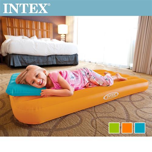 INTEX兒童植絨充氣床墊(適用3~10歲)-送充氣枕(66801)