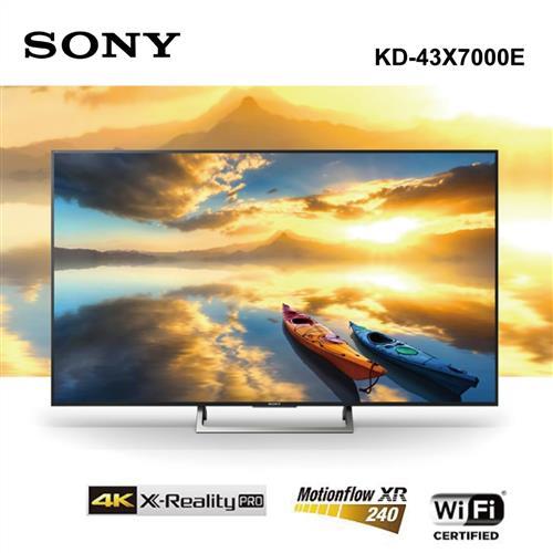 SONY BRAVIA 43吋 4K HDR連網液晶電視 KD-43X7000E