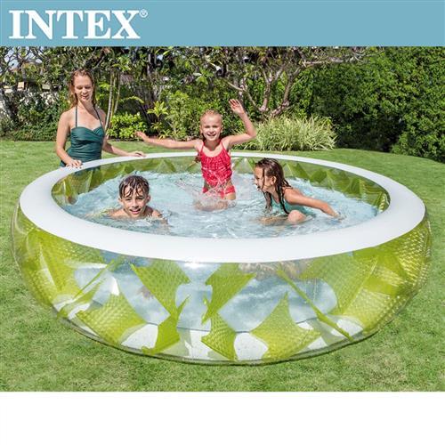 INTEX風車透明戲水游泳池(229*56cm)(690L) 適用6歲+(57182)