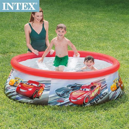INTEX CARS麥坤-簡易裝EASY SET游泳池183x51cm(880L)適用3歲+(28103)