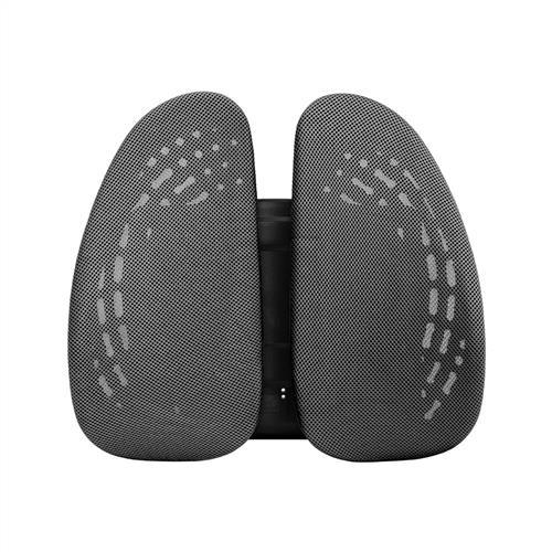 Birdie-德國專利雙背護脊墊/辦公坐椅護腰墊/汽車靠墊-質感灰
