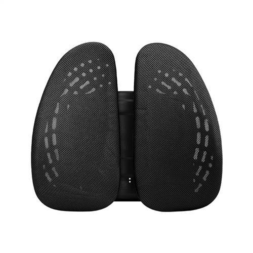 Birdie-德國專利雙背護脊墊辦公坐椅護腰墊汽車靠墊-特仕黑