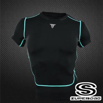 SUPEROAD SPORTS Full-Power 壓縮短袖運動緊身衣(四色任選)