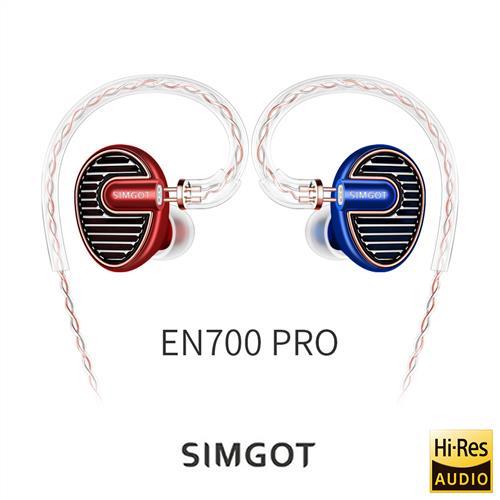 SIMGOT 銅雀 EN700 PRO 動圈入耳式耳機-紅藍色