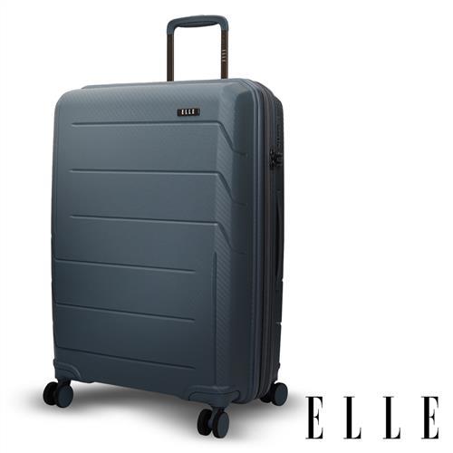 ELLE 鏡花水月系列-28吋特級極輕防刮耐磨PP材質旅行箱/行李箱-黛藍 EL31210