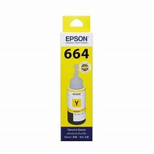 EPSON T664系列  C13T664400 原廠黃色盒裝墨水