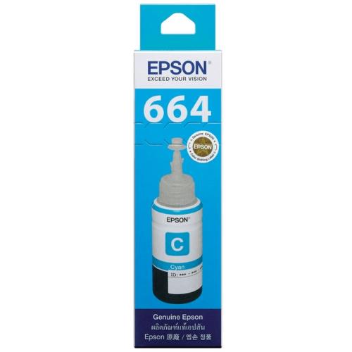 EPSON T664 系列 【藍色】原廠墨水-T664200 