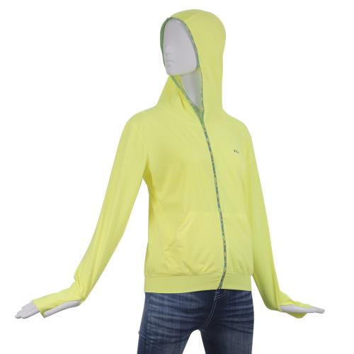 先進光學美療布-機能光療蒙面拉鍊連帽外套(黃色／紅色任選)