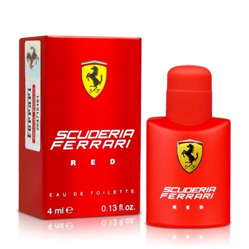 Ferrari法拉利 紅色法拉利男性淡香水小香(4ml)