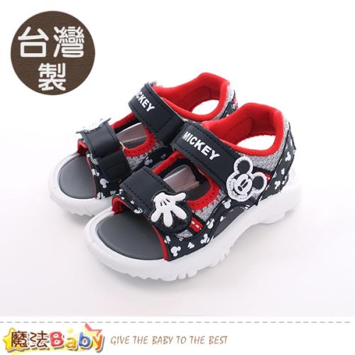 魔法Baby 童鞋 台灣製迪士尼米奇正版兒童運動涼鞋~sk0441