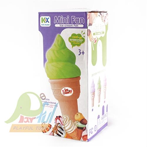 Playful Toys 頑玩具 充電冰淇淋風扇(USB風扇 充電風扇 兒童 安全)