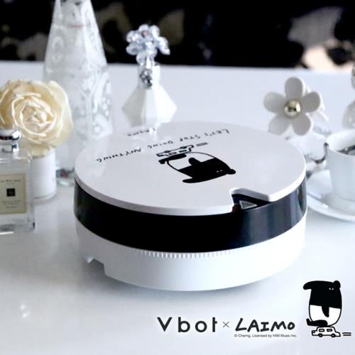 Vbot × 馬來貘聯名 i6+白松露蛋糕掃地機器人 三代加強掃吸擦智慧鋰電