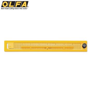 日本OLFA安全直線切割尺壓克力直尺組176B裁切器 (不傷桌面;右左手皆可用)安全直尺