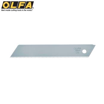 日本OLFA安全無摺痕刀片LB-SOL-10( 合金工具鋼)大型美工刀刀片18mm 適用於於一般大型美工刀