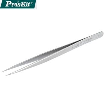 臺灣ProsKit寶工不銹鋼長尖鑷子1PK-105T(140mm;AISI304不鏽鋼;無磁性、防腐蝕、抗鏽能力強)耐磁性ピンセットTweezers