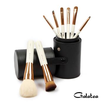 Galatea葛拉蒂 金顏短柄系列 8支裝頂級彩妝刷具組-黑