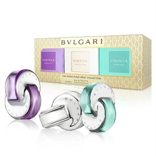 【Bvlgari寶格麗】水晶系列隨身香氛禮盒(15mlx3)