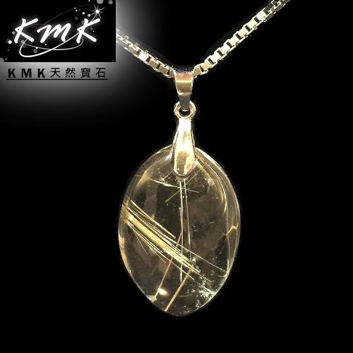 KMK天然寶石【2.9g】髮晶之王天然鈦晶-項鍊