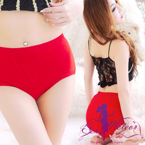 Sexy Meteor 花邊彈力棉質中腰三角內褲(全尺碼)
