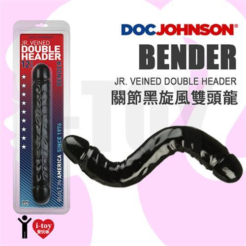 美國DOC JOHNSON 12吋關節黑旋風雙頭龍