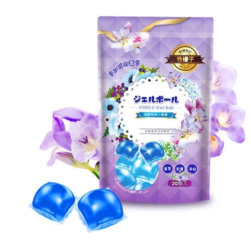 奇檬子五效合一香氛洗衣膠球20顆x4包