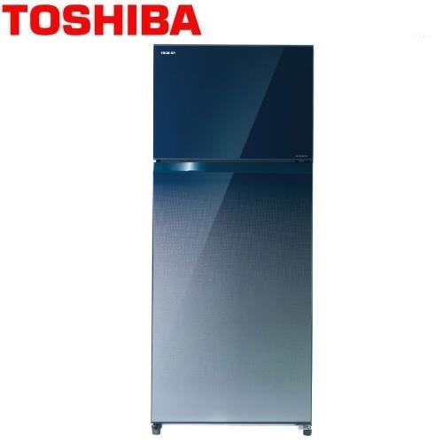TOSHIBA東芝505公升變頻無邊框玻璃系列冰箱GR-HG55TDZ(GG)漸層藍