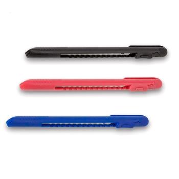 日本製造MIDORI 45度6mm細刃筆型美工刀35327-006黑色/35328-006粉色/35327-006藍色(日本原裝進口)