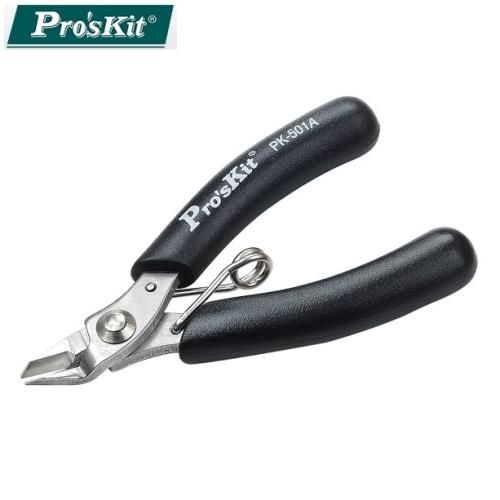 台灣寶工Proskit不鏽銏掌心斜口鉗子1PK-501A(全長90mm;本體採進口AISI 420J2不鏽鋼密沖壓;耐腐蝕抗鏽)