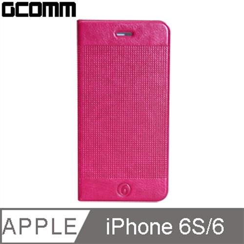GCOMM iPhone 6S/6 Embossed Dots 時尚圓點超纖皮套 嫩桃紅 