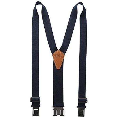 Dickies 2018男士時尚深藍色Y型彈性織帶吊帶  